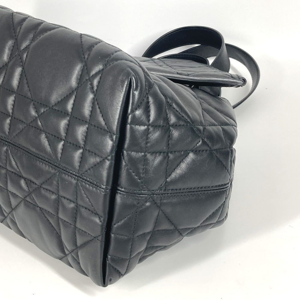 Dior M2821OSHJ 2WAYバッグ トゥジュール ミディアム カバン トートバッグ ハンドバッグ ポーチ付き ショルダーバッグ カーフスキン レディース ブラック - brandshop-reference