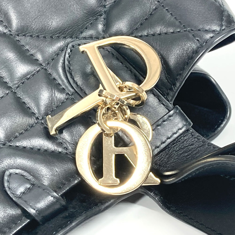 Dior M2821OSHJ 2WAYバッグ トゥジュール ミディアム カバン トートバッグ ハンドバッグ ポーチ付き ショルダーバッグ カーフスキン レディース ブラック - brandshop-reference