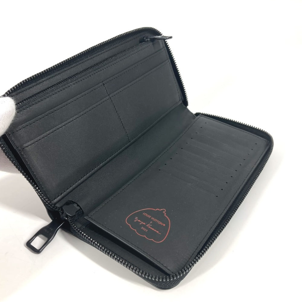 LOUIS VUITTON M81904 モノグラムアンプラント ジッピーウォレット・ヴェルティカル LV×YK 草間弥生 長財布 モノグラムアンプラントレザー ユニセックス ノワール レッド - brandshop-reference