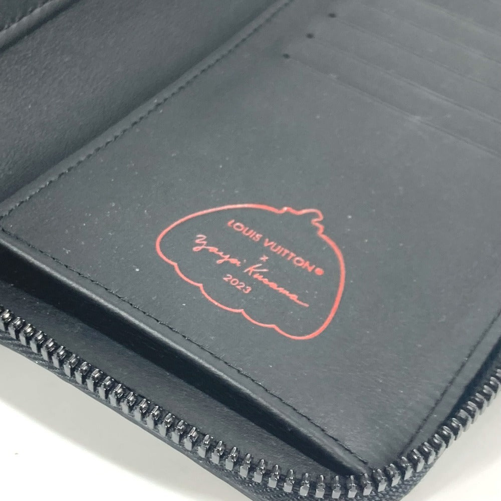 LOUIS VUITTON M81904 モノグラムアンプラント ジッピーウォレット・ヴェルティカル LV×YK 草間弥生 長財布 モノグラムアンプラントレザー ユニセックス ノワール レッド - brandshop-reference