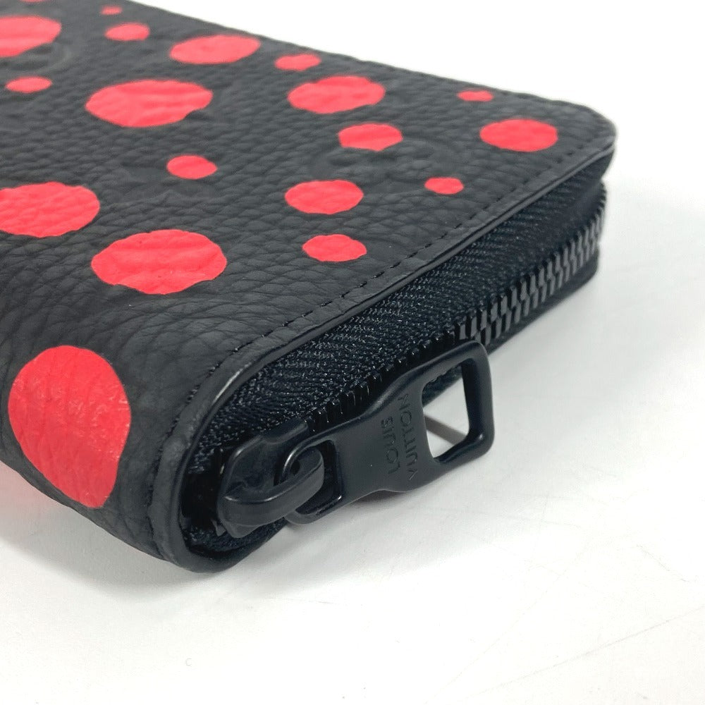 LOUIS VUITTON M81904 モノグラムアンプラント ジッピーウォレット・ヴェルティカル LV×YK 草間弥生 長財布 モノグラムアンプラントレザー ユニセックス ノワール レッド - brandshop-reference