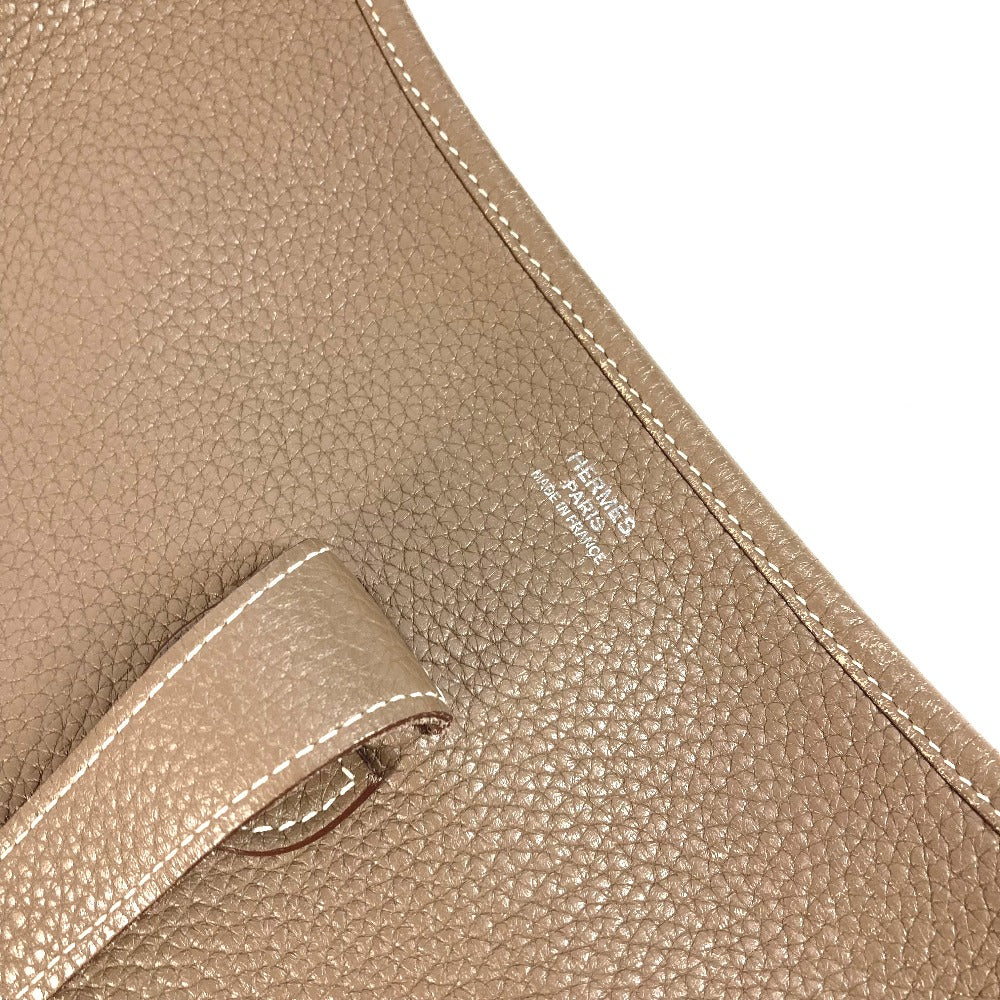 HERMES パンチングロゴ エブリンGＭ 3　 カバン 斜め掛け ショルダーバッグ トリヨンクレマンス ユニセックス エトゥープ グレー - brandshop-reference