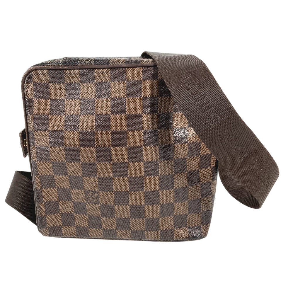 LOUIS VUITTON N41442 ダミエ オラフPM オラフ PM 斜め掛けバッグ カバン ポシェット ショルダーバッグ ダミエキャンバス ユニセックス エベヌ ブラウン