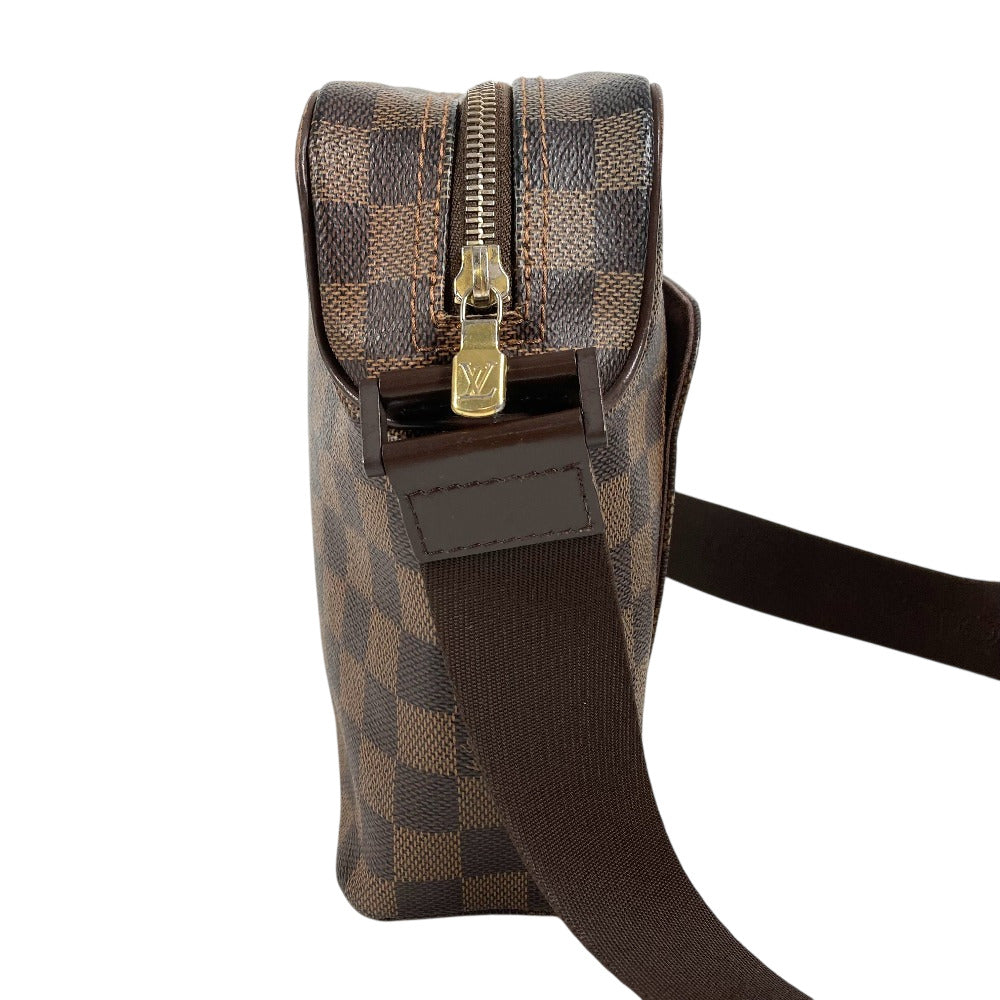 LOUIS VUITTON N41442 ダミエ オラフPM オラフ PM 斜め掛けバッグ カバン ポシェット ショルダーバッグ ダミエキャンバス ユニセックス エベヌ ブラウン