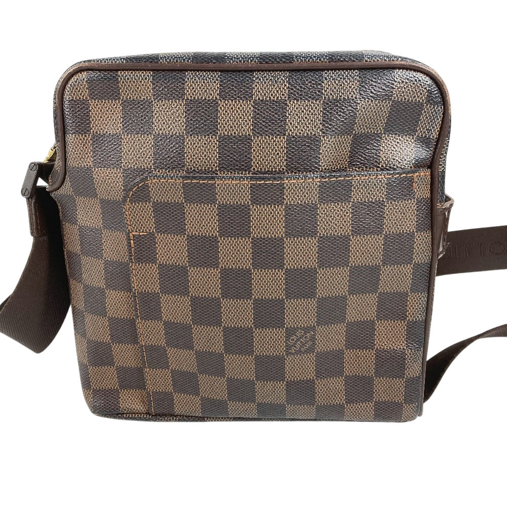 LOUIS VUITTON N41442 ダミエ オラフPM オラフ PM 斜め掛けバッグ カバン ポシェット ショルダーバッグ ダミエキャンバス ユニセックス エベヌ ブラウン