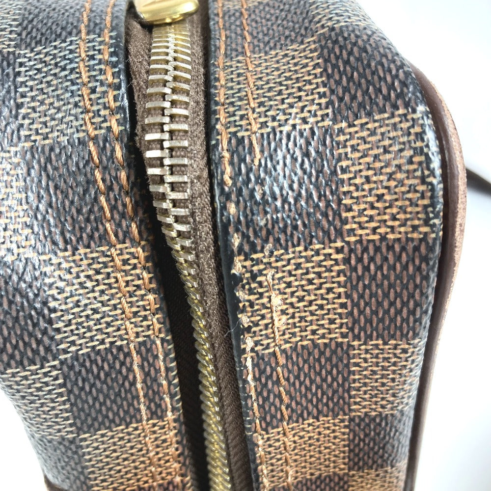 LOUIS VUITTON N41442 ダミエ オラフPM オラフ PM 斜め掛けバッグ カバン ポシェット ショルダーバッグ ダミエキャンバス ユニセックス エベヌ ブラウン