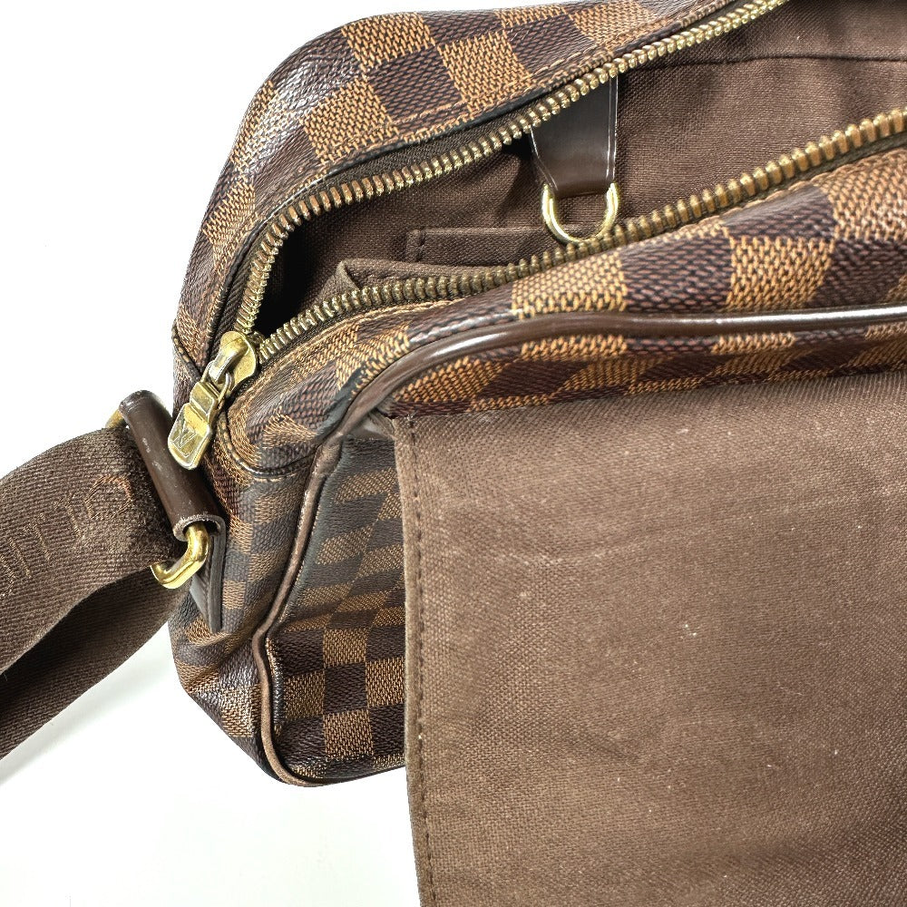LOUIS VUITTON N41149 ダミエ シェルトンMM カバン 斜め掛け メッセンジャーバッグ ショルダーバッグ ダミエキャンバス ユニセックス エベヌ ブラウン - brandshop-reference