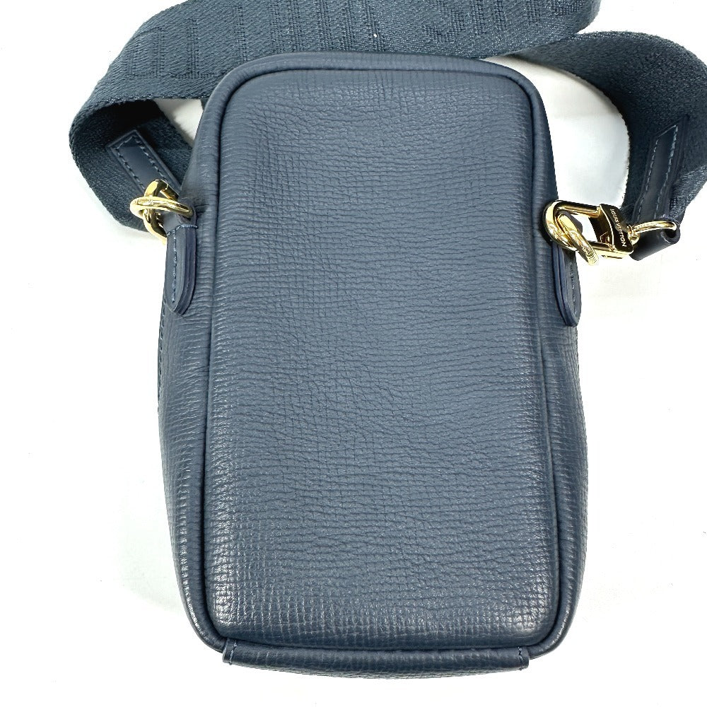 LOUIS VUITTON M81060 モノグラム デニム NIGOコラボ ダブル フォンポーチ カバン ポシェット 斜め掛け ショルダーバッグ デニム ユニセックス ブルー - brandshop-reference