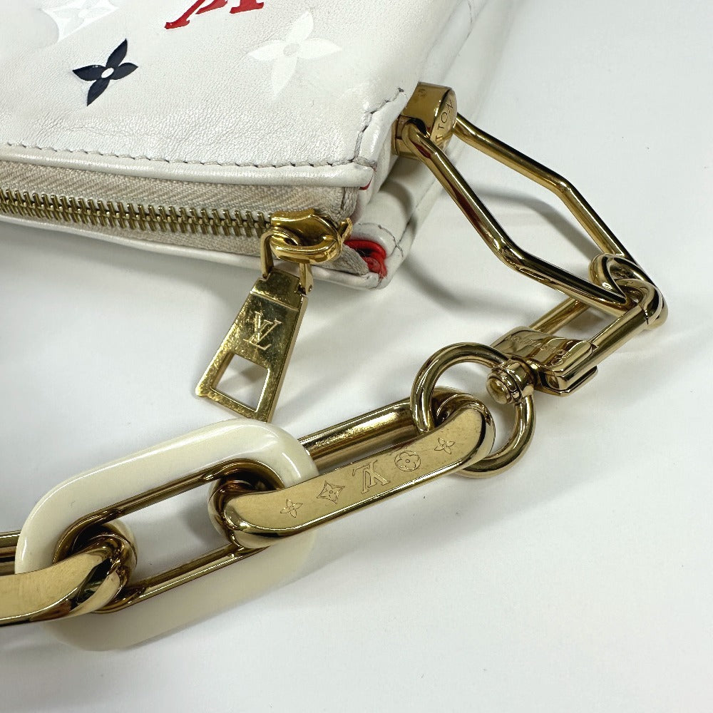 LOUIS VUITTON M23466 モノグラム クッサンPM カバン ハンドバッグ 肩掛け チェーンバッグ ２WAYバッグ クラッチバッグ ショルダーバッグ レザー レディース ホワイト - brandshop-reference