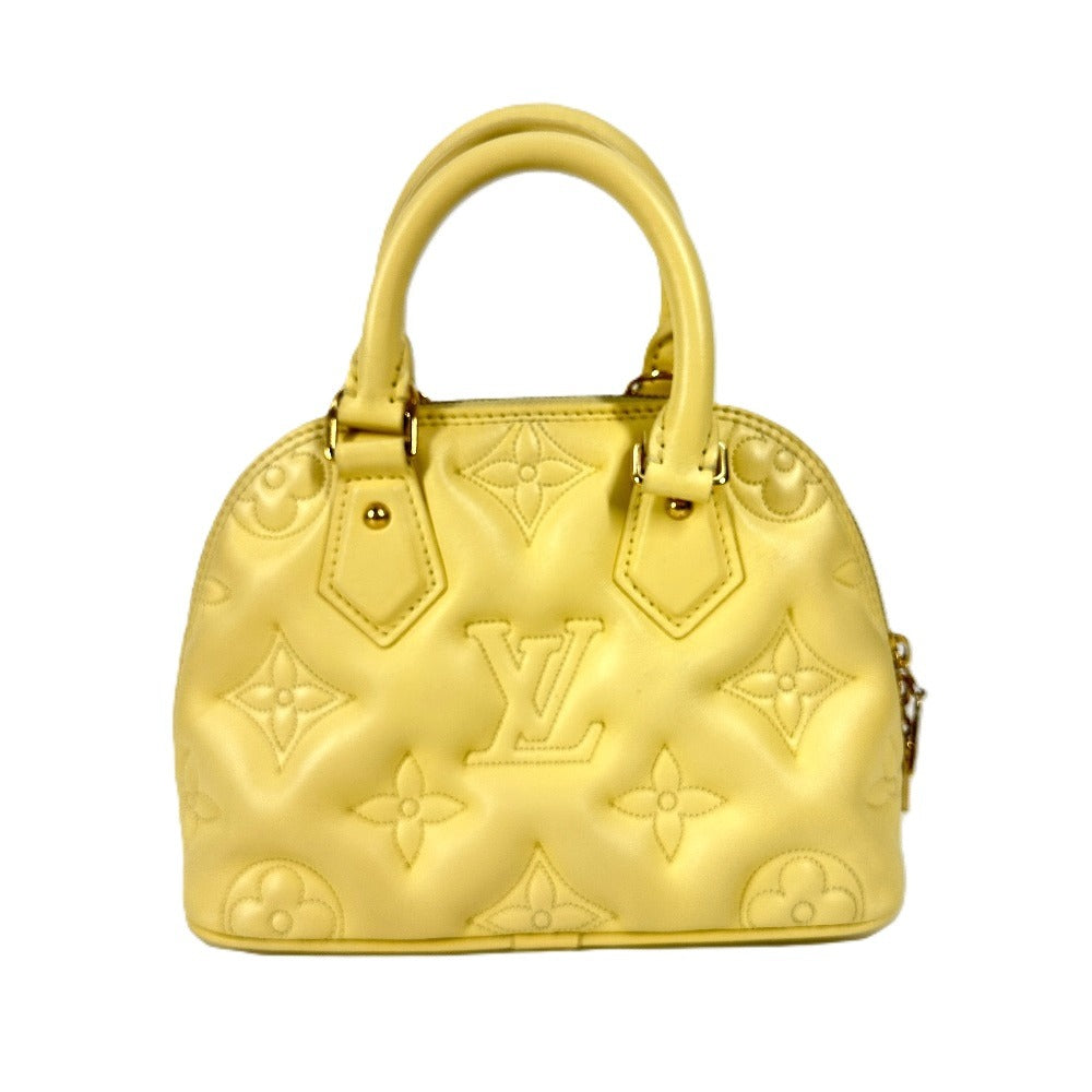 LOUIS VUITTON M59821 ソフト バブルグラム アルマ・ソフトBB カバン 2WAYバッグ 斜め掛け ハンドバッグ ショルダーバッグ レザー レディース バナナ イエロー - brandshop-reference
