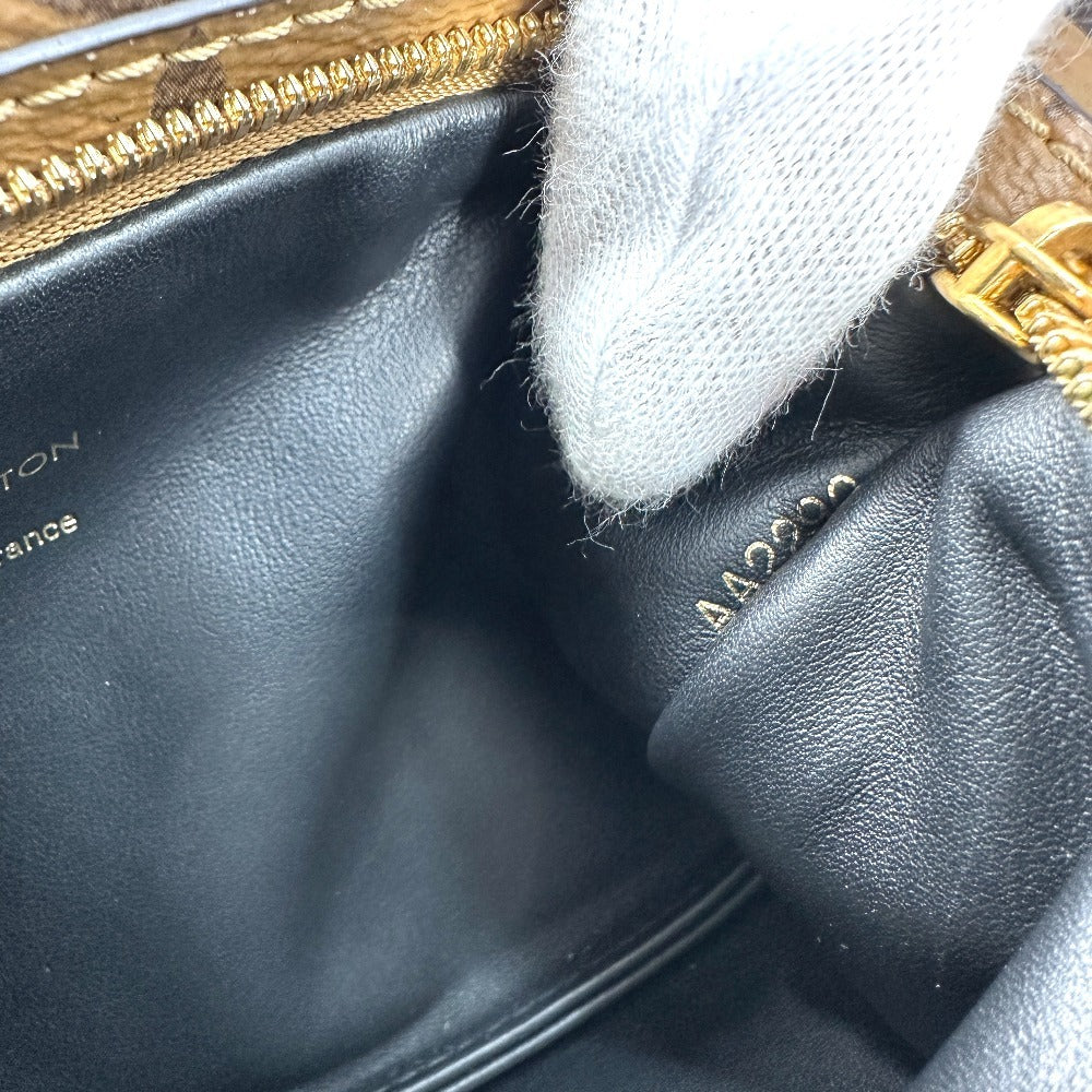 LOUIS VUITTON M45412 モノグラムリバース ポシェット LV3 カバン 斜め掛け ポシェット トリオ ショルダーバッグ モノグラムリバースキャンバス レディース ブラウン - brandshop-reference