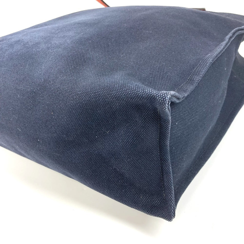 HERMES エトリヴィエール ショッピングトート カバン トートバッグ 縦型トート ショルダーバッグ レザー ユニセックス ネイビー - brandshop-reference