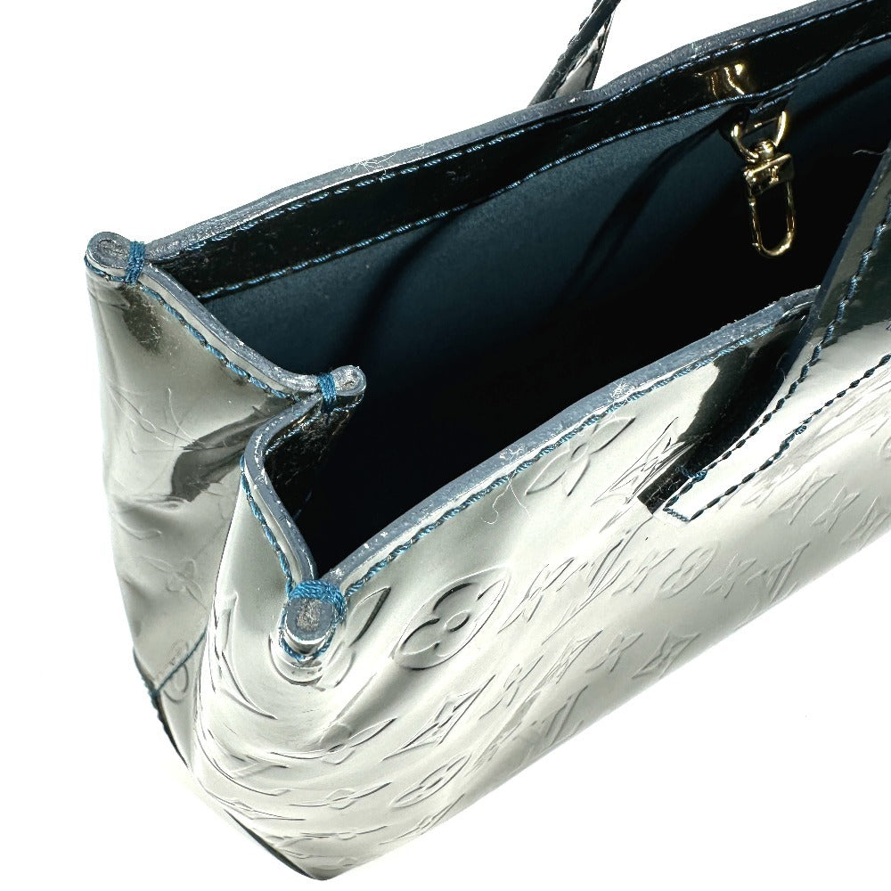 LOUIS VUITTON M93684 モノグラムヴェルニ ウィルシャーPM カバン トートバッグ ハンドバッグ モノグラムヴェルニ レディース ブルーニュイ グリーン - brandshop-reference