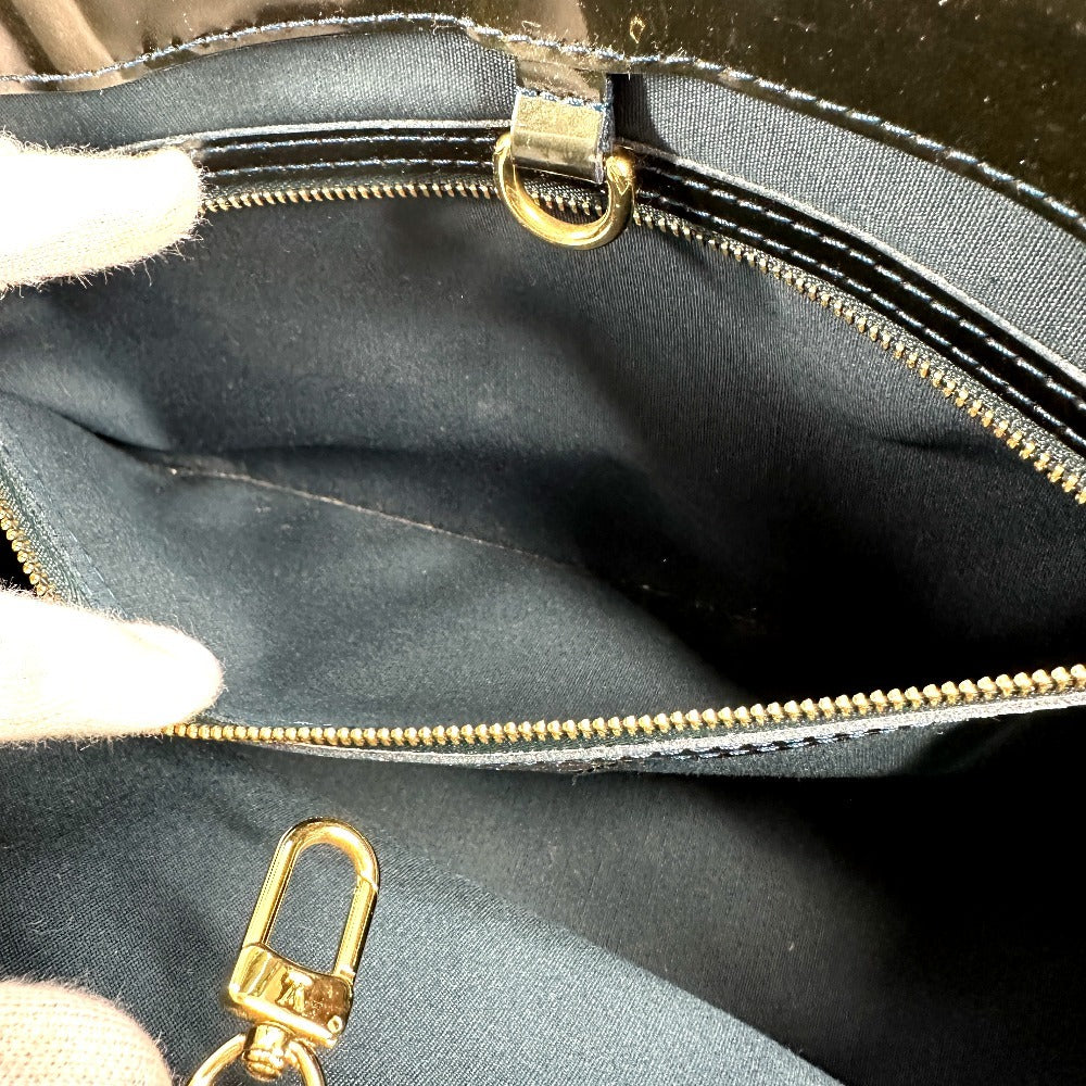 LOUIS VUITTON M93684 モノグラムヴェルニ ウィルシャーPM カバン トートバッグ ハンドバッグ モノグラムヴェルニ レディース ブルーニュイ グリーン - brandshop-reference