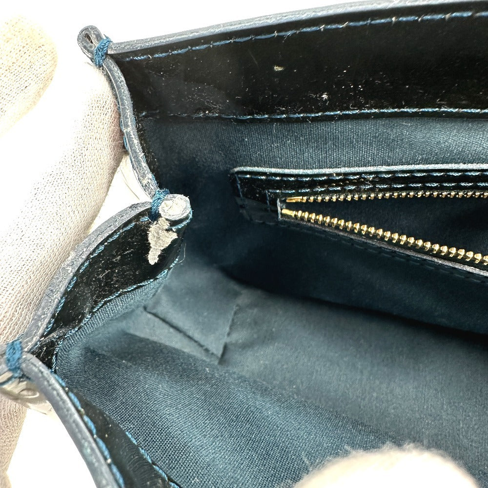 LOUIS VUITTON M93684 モノグラムヴェルニ ウィルシャーPM カバン トートバッグ ハンドバッグ モノグラムヴェルニ レディース ブルーニュイ グリーン - brandshop-reference