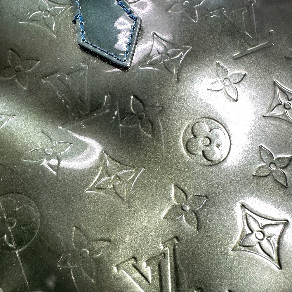 LOUIS VUITTON M93684 モノグラムヴェルニ ウィルシャーPM カバン トートバッグ ハンドバッグ モノグラムヴェルニ レディース ブルーニュイ グリーン - brandshop-reference