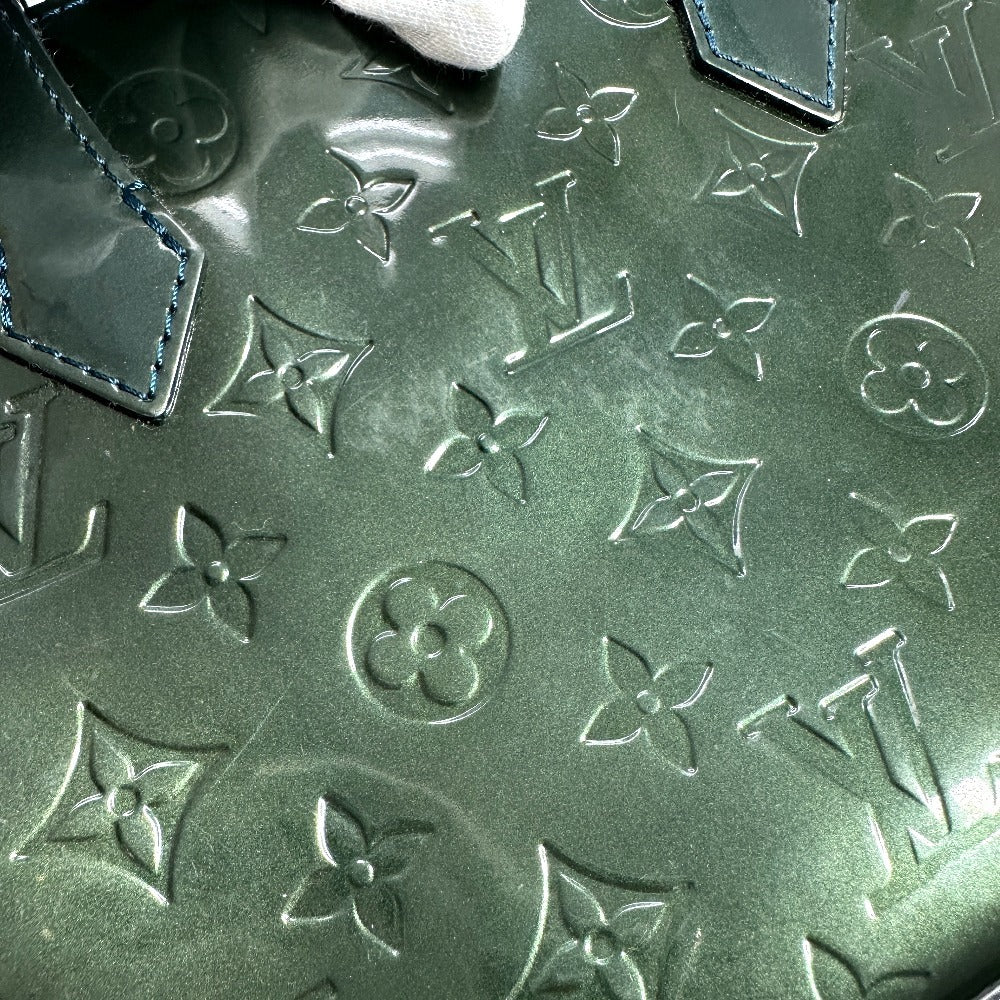 LOUIS VUITTON M93684 モノグラムヴェルニ ウィルシャーPM カバン トートバッグ ハンドバッグ モノグラムヴェルニ レディース ブルーニュイ グリーン - brandshop-reference