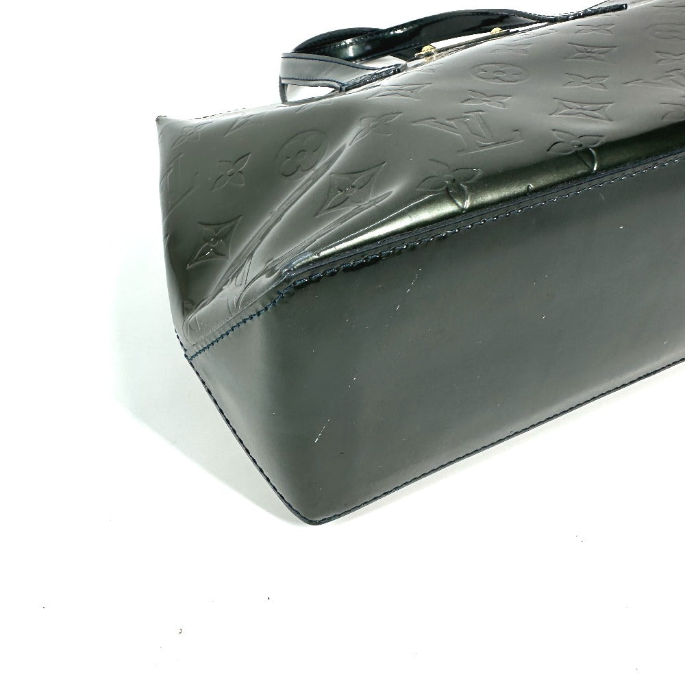 LOUIS VUITTON M93684 モノグラムヴェルニ ウィルシャーPM カバン トートバッグ ハンドバッグ モノグラムヴェルニ レディース ブルーニュイ グリーン - brandshop-reference