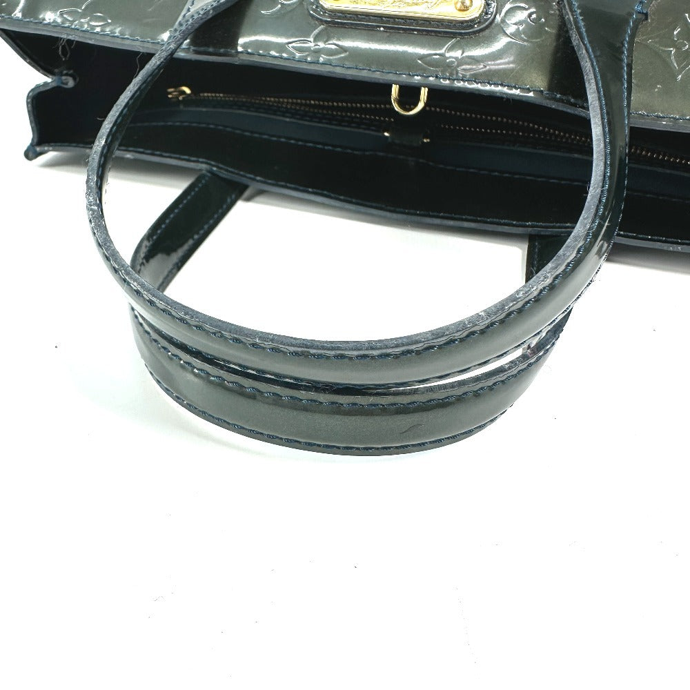 LOUIS VUITTON M93684 モノグラムヴェルニ ウィルシャーPM カバン トートバッグ ハンドバッグ モノグラムヴェルニ レディース ブルーニュイ グリーン - brandshop-reference