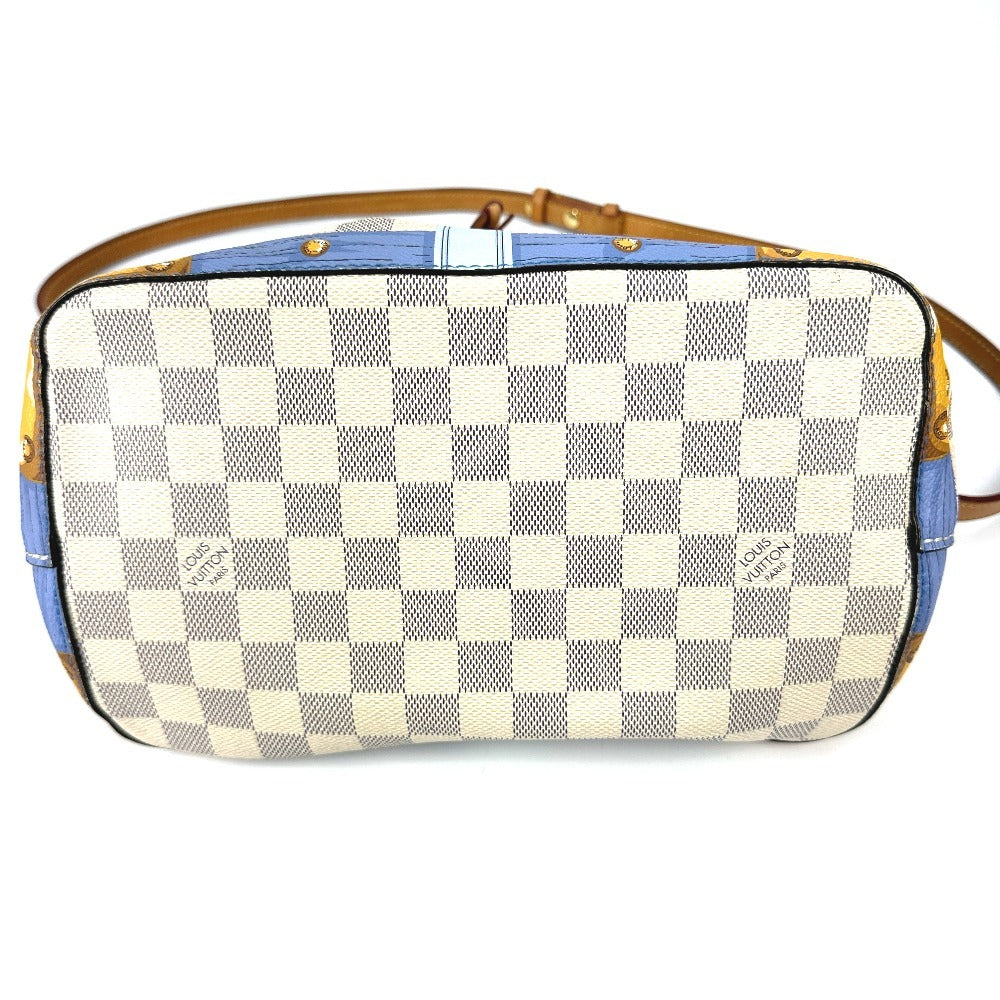 LOUIS VUITTON N41066 ダミエアズール サマートランク ネオノエ カバン 2WAYバッグ 斜め掛け 巾着 ばけつ型 ショルダーバッグ ダミエアズールキャンバス ユニセックス ホワイト - brandshop-reference