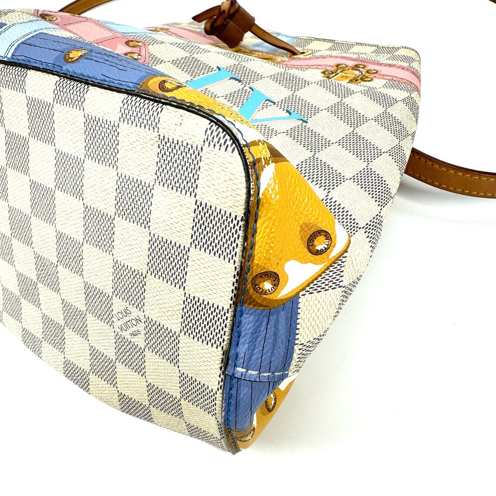 LOUIS VUITTON N41066 ダミエアズール サマートランク ネオノエ カバン 2WAYバッグ 斜め掛け 巾着 ばけつ型 ショルダーバッグ ダミエアズールキャンバス ユニセックス ホワイト - brandshop-reference