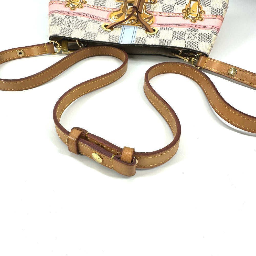 LOUIS VUITTON N41066 ダミエアズール サマートランク ネオノエ カバン 2WAYバッグ 斜め掛け 巾着 ばけつ型 ショルダーバッグ ダミエアズールキャンバス ユニセックス ホワイト - brandshop-reference