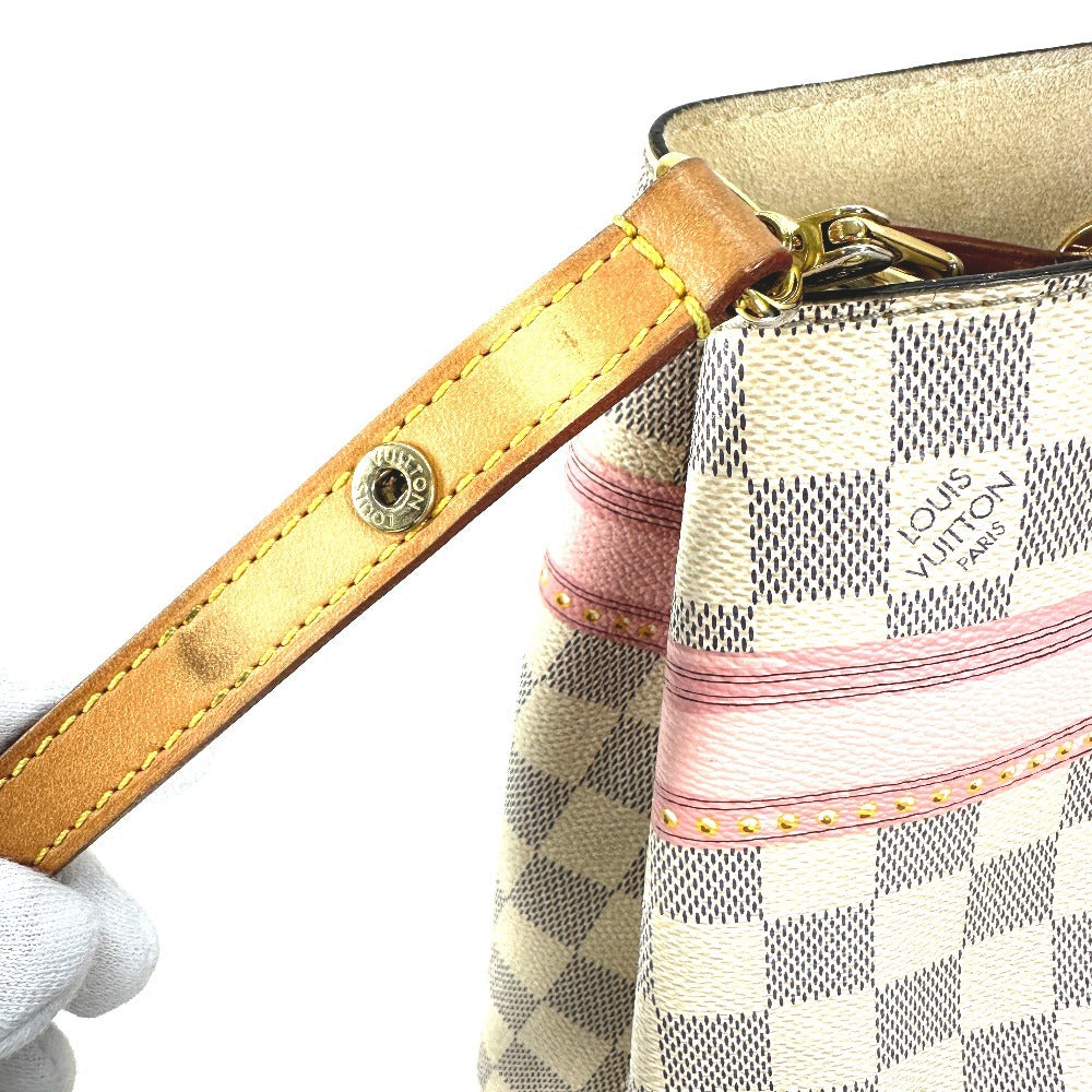 LOUIS VUITTON N41066 ダミエアズール サマートランク ネオノエ カバン 2WAYバッグ 斜め掛け 巾着 ばけつ型 ショルダーバッグ ダミエアズールキャンバス ユニセックス ホワイト - brandshop-reference