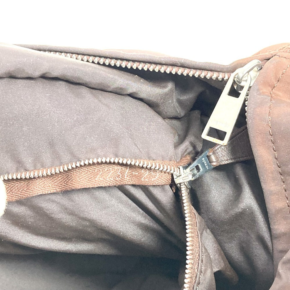 HERMES アカプルコMM カバン トートバッグ ハンドバッグ ナイロン ユニセックス ブラウン - brandshop-reference