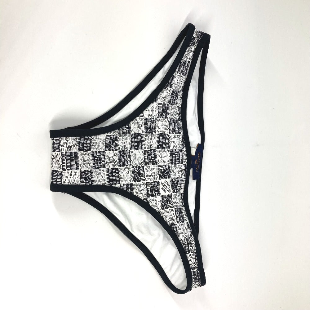 LOUIS VUITTON ダミエ柄 ビキニ スイムウエア スィムウェア セット トップス パンツ RW222W 水着 ポリアミド レディース ホワイト - brandshop-reference