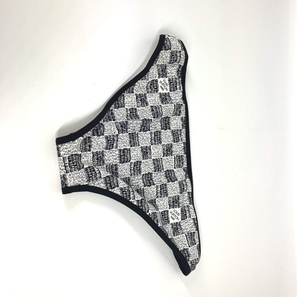 LOUIS VUITTON ダミエ柄 ビキニ スイムウエア スィムウェア セット トップス パンツ RW222W 水着 ポリアミド レディース ホワイト - brandshop-reference