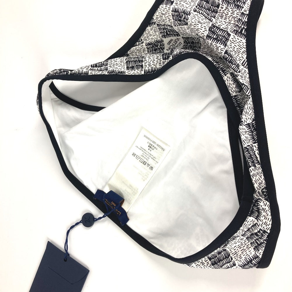 LOUIS VUITTON ダミエ柄 ビキニ スイムウエア スィムウェア セット トップス パンツ RW222W 水着 ポリアミド レディース ホワイト - brandshop-reference