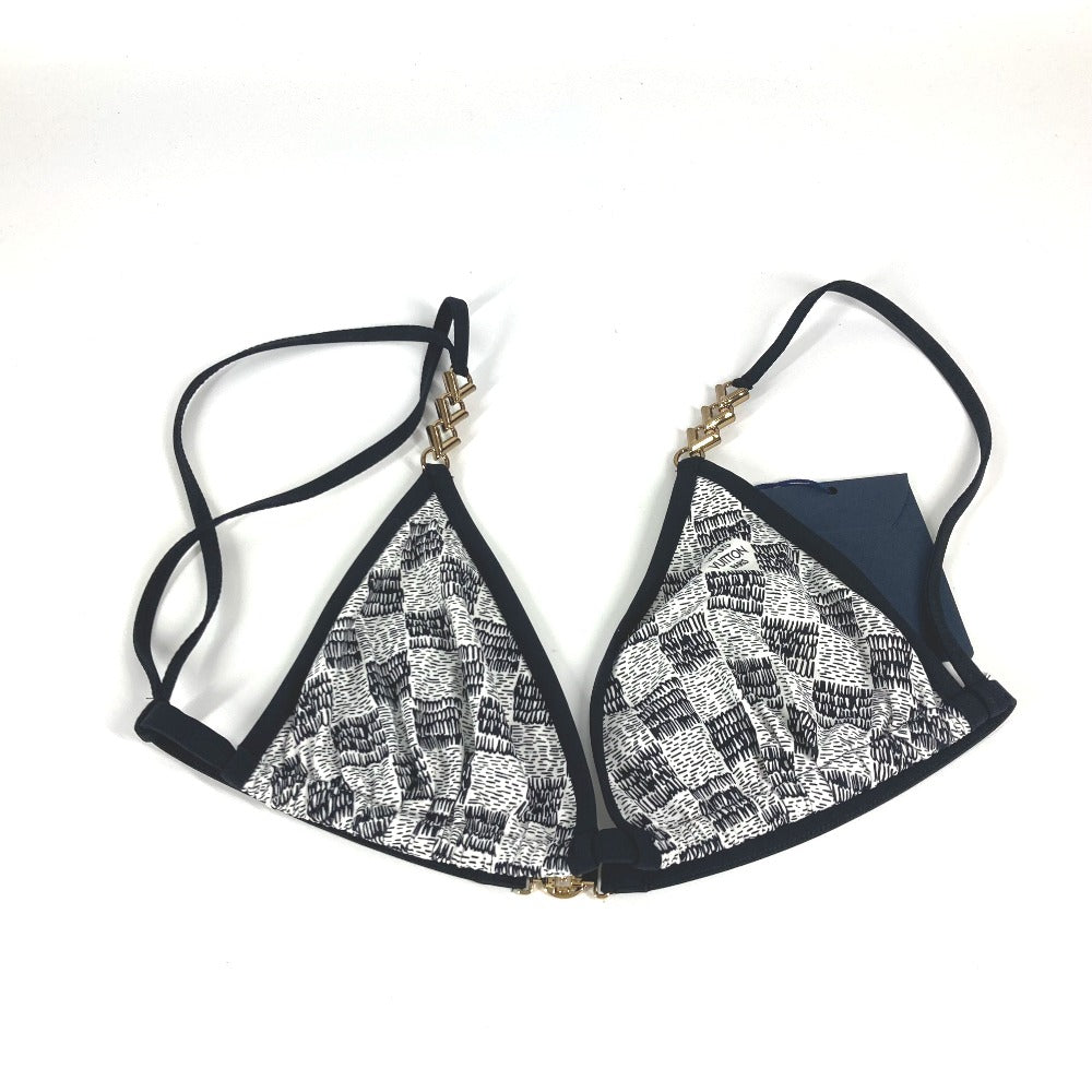 LOUIS VUITTON ダミエ柄 ビキニ スイムウエア スィムウェア セット トップス パンツ RW222W 水着 ポリアミド レディース ホワイト - brandshop-reference