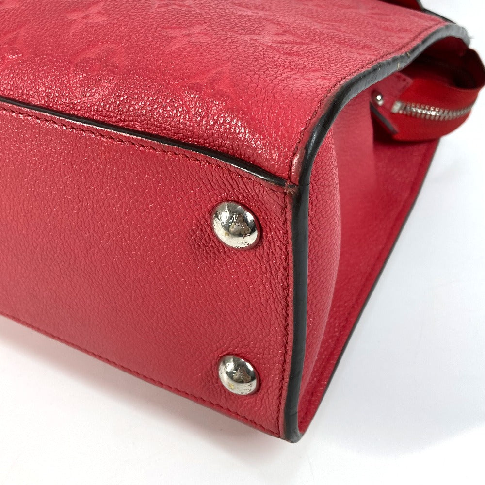 LOUIS VUITTON M42711  モノグラムアンプラント  ポンヌフMM カバン 2WAYバッグ ショルダーバッグ 斜め掛け ハンドバッグ モノグラムアンプラントレザー レディース ブロッサム レッド系 - brandshop-reference