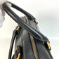 GUCCI 450999 Business Bag, Logo, Travel Bag, Shoulder Bag, Boston Bag, Leather, Unisex, Black