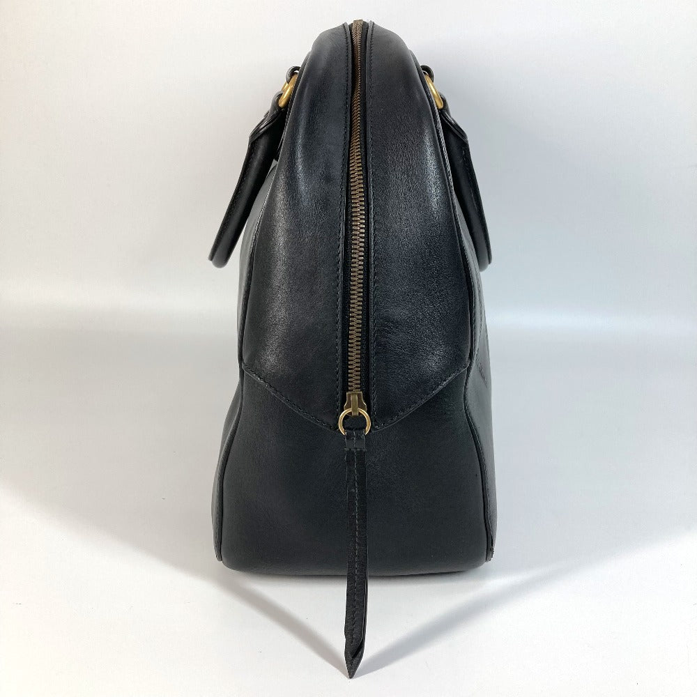 GUCCI 450999 Business Bag, Logo, Travel Bag, Shoulder Bag, Boston Bag, Leather, Unisex, Black