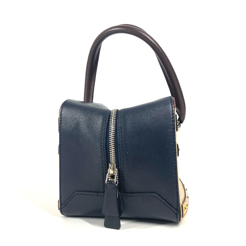 LOUIS VUITTON M52350  トロンプ ルイユ チェーンバッグ 2WAYバッグ ショルダーバッグ 肩掛け カバン ハンドバッグ レザー レディース ネイビー - brandshop-reference