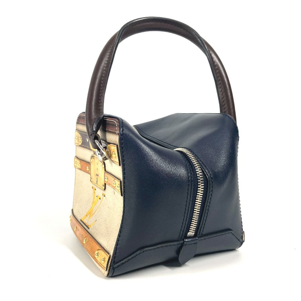 LOUIS VUITTON M52350  トロンプ ルイユ チェーンバッグ 2WAYバッグ ショルダーバッグ 肩掛け カバン ハンドバッグ レザー レディース ネイビー - brandshop-reference