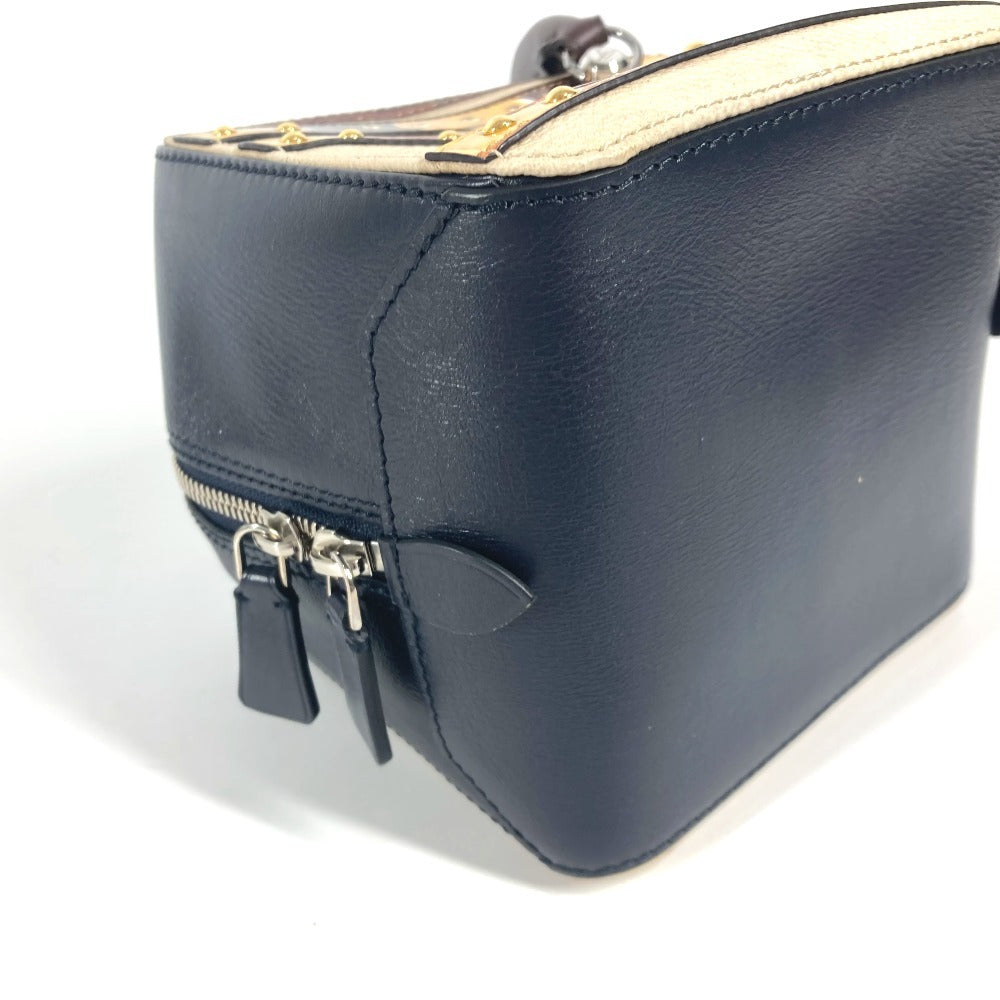 LOUIS VUITTON M52350  トロンプ ルイユ チェーンバッグ 2WAYバッグ ショルダーバッグ 肩掛け カバン ハンドバッグ レザー レディース ネイビー - brandshop-reference