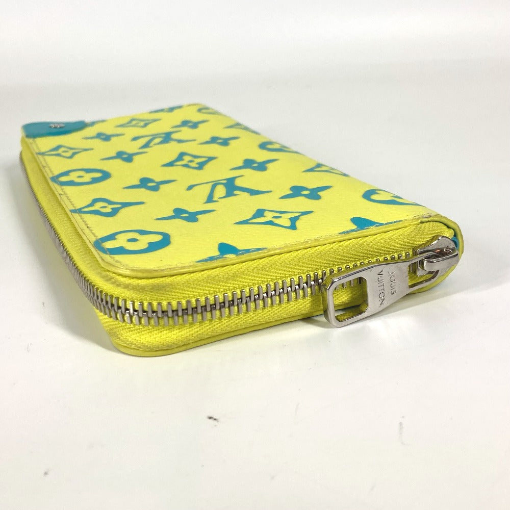 LOUIS VUITTON  M82005 モノグラムプレイグラウンド ジッピー ウォレット ヴェルティカル ラウンドファスナー 長財布 モノグラムキャンバス ユニセックス イエロー - brandshop-reference