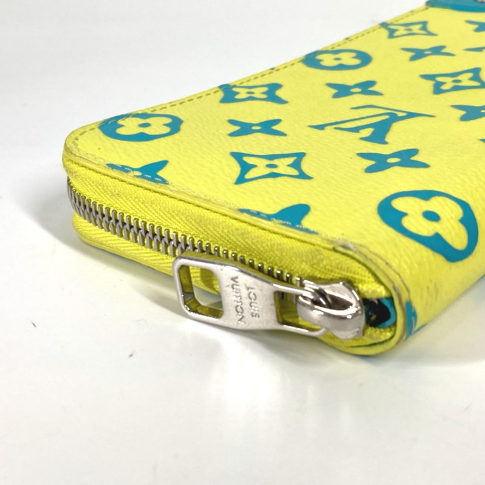 LOUIS VUITTON  M82005 モノグラムプレイグラウンド ジッピー ウォレット ヴェルティカル ラウンドファスナー 長財布 モノグラムキャンバス ユニセックス イエロー - brandshop-reference