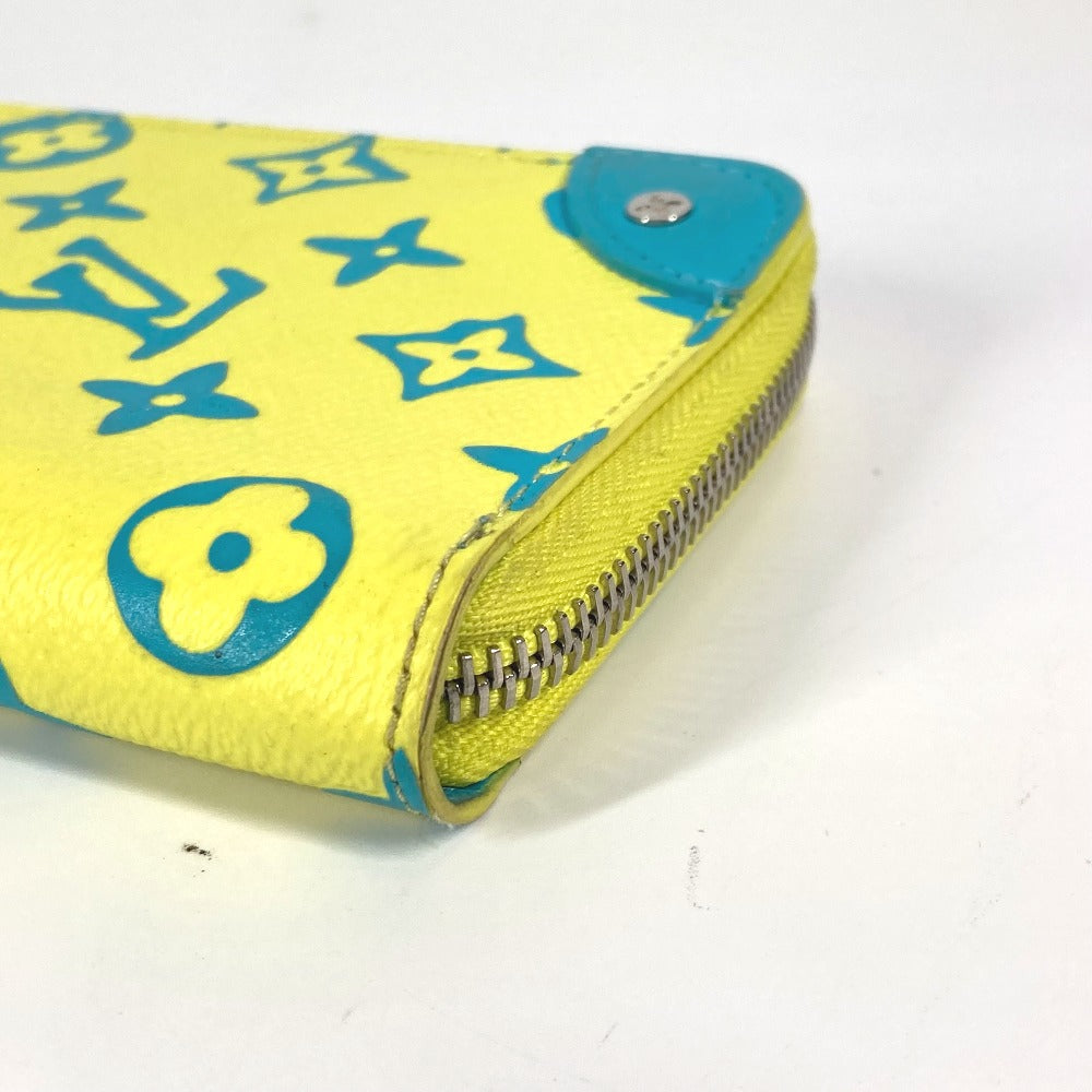LOUIS VUITTON  M82005 モノグラムプレイグラウンド ジッピー ウォレット ヴェルティカル ラウンドファスナー 長財布 モノグラムキャンバス ユニセックス イエロー - brandshop-reference