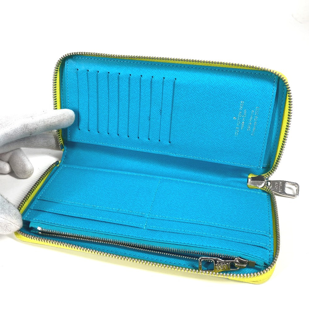 LOUIS VUITTON  M82005 モノグラムプレイグラウンド ジッピー ウォレット ヴェルティカル ラウンドファスナー 長財布 モノグラムキャンバス ユニセックス イエロー - brandshop-reference