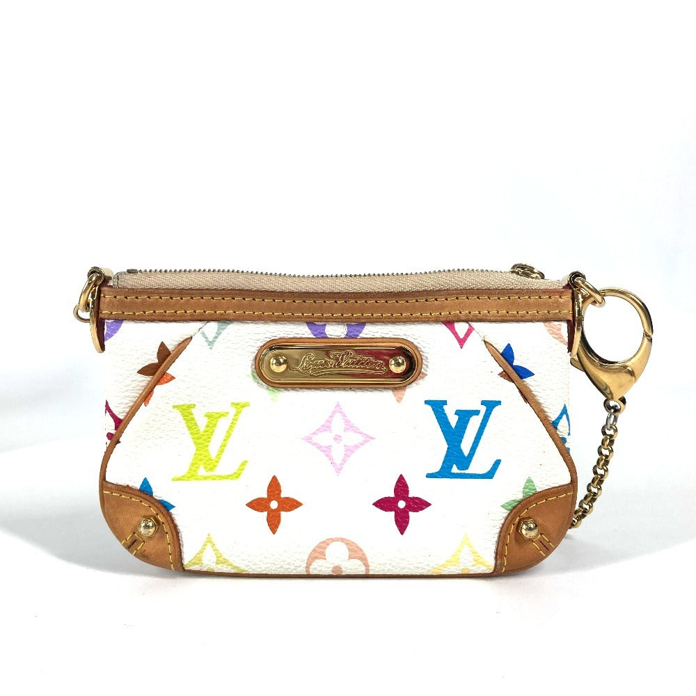 LOUIS VUITTON M60098 モノグラムマルチカラー  ポシェットミラPM  チェーンバッグ  ポーチ 2WAYバッグ カバン ハンドバッグ モノグラムマルチカラーキャンバス レディース ブロン ホワイト - brandshop-reference