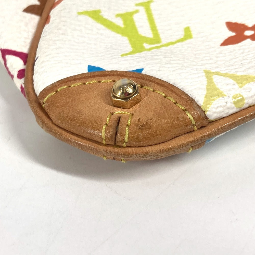 LOUIS VUITTON M60098 モノグラムマルチカラー  ポシェットミラPM  チェーンバッグ  ポーチ 2WAYバッグ カバン ハンドバッグ モノグラムマルチカラーキャンバス レディース ブロン ホワイト - brandshop-reference