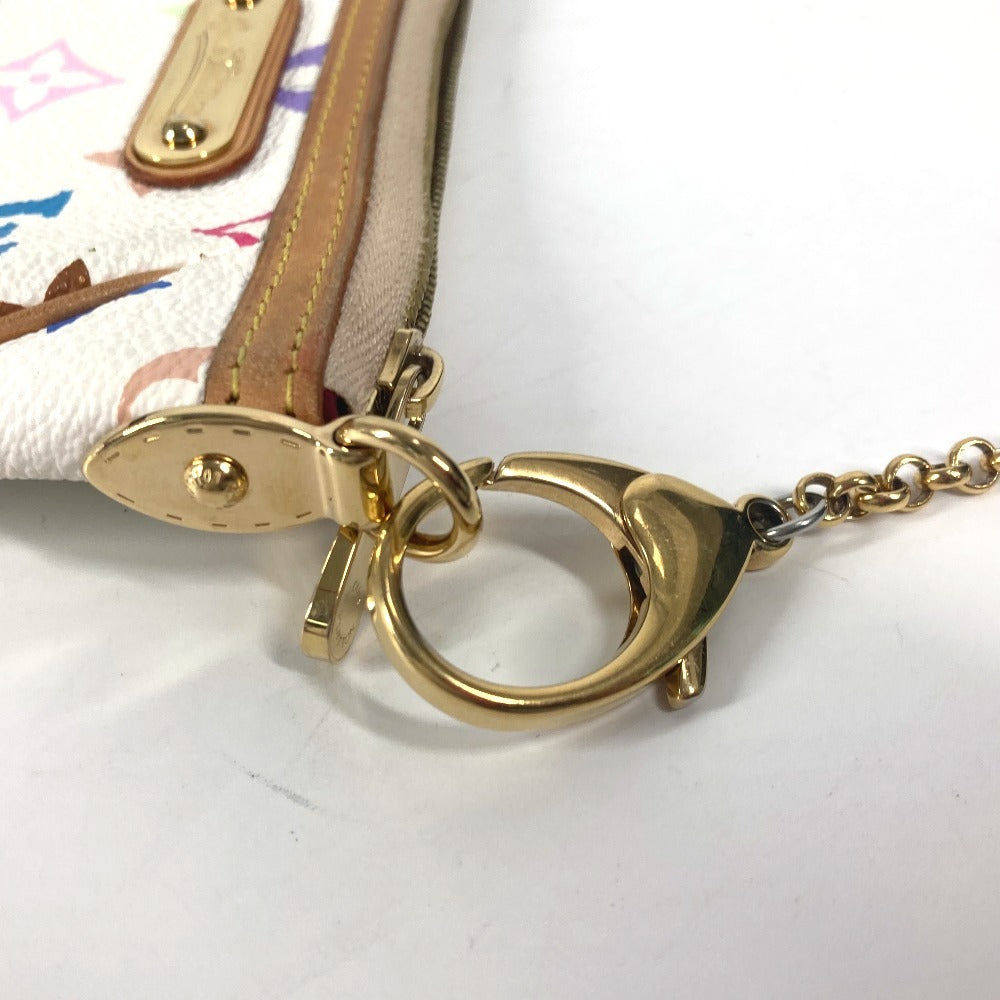 LOUIS VUITTON M60098 モノグラムマルチカラー  ポシェットミラPM  チェーンバッグ  ポーチ 2WAYバッグ カバン ハンドバッグ モノグラムマルチカラーキャンバス レディース ブロン ホワイト - brandshop-reference