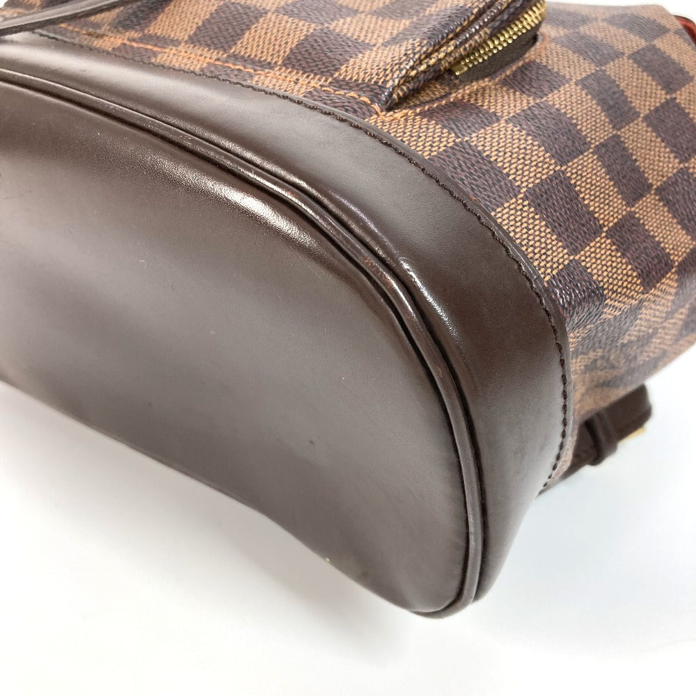 LOUIS VUITTON N51143 ダミエ モンスリMM SPオーダー バックパック カバン リュックサック ダミエキャンバス ユニセックス エベヌ ブラウン - brandshop-reference