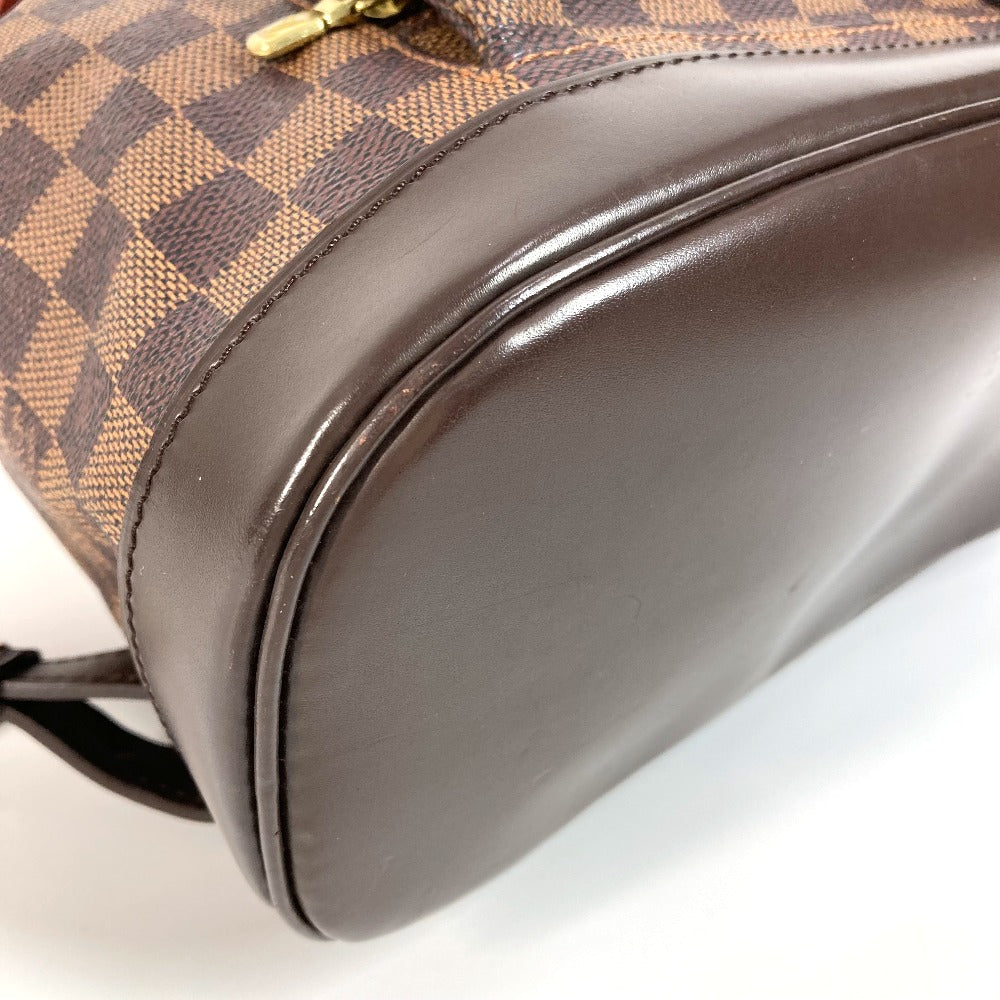 LOUIS VUITTON N51143 ダミエ モンスリMM SPオーダー バックパック カバン リュックサック ダミエキャンバス ユニセックス エベヌ ブラウン - brandshop-reference