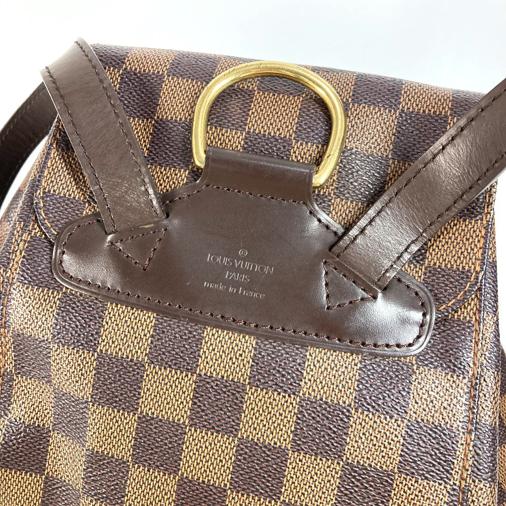 LOUIS VUITTON N51143 ダミエ モンスリMM SPオーダー バックパック カバン リュックサック ダミエキャンバス ユニセックス エベヌ ブラウン - brandshop-reference