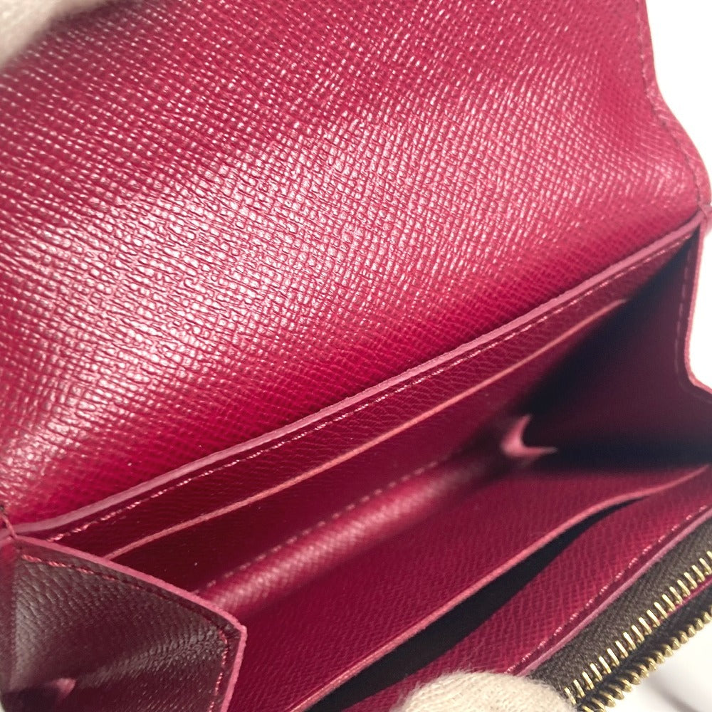 LOUIS VUITTON Ｍ41939 モノグラム ポルトモネ・ロザリ コンパクトウォレット 2つ折り財布 モノグラムキャンバス ユニセックス フューシャ ピンク