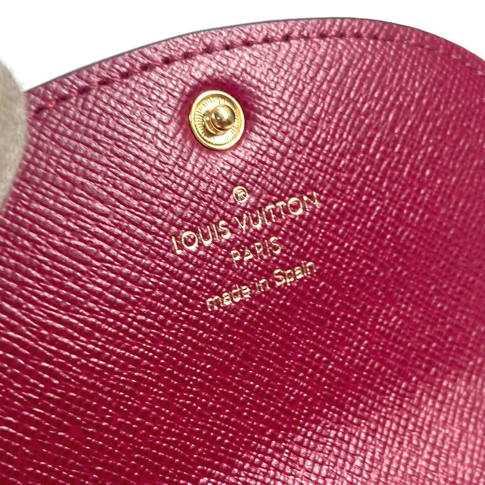 LOUIS VUITTON Ｍ41939 モノグラム ポルトモネ・ロザリ コンパクトウォレット 2つ折り財布 モノグラムキャンバス ユニセックス フューシャ ピンク